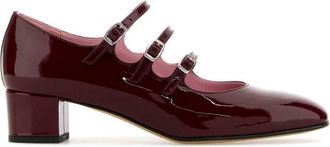 Carel Maroon Kina Pumps