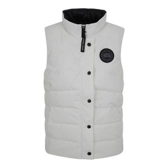 Canada Goose Vests, female, Gray, Size: S Freestyle Vest Black Label