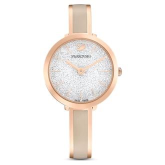 Swarovski Crystalline Armband Horloge - Dames - Horloges - Roze - ONE Size - Accessoires