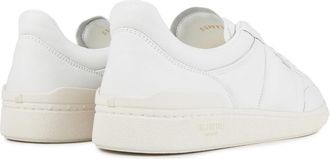 Valentino Garavani Mens Sneakers White Leather Rubber Sole