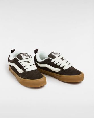 Vans Sneaker VANS Knu Skool, Damen, Gr. 42,5, d4c, baby turkish coffee, Leder, Schuhe Sneaker, unisex