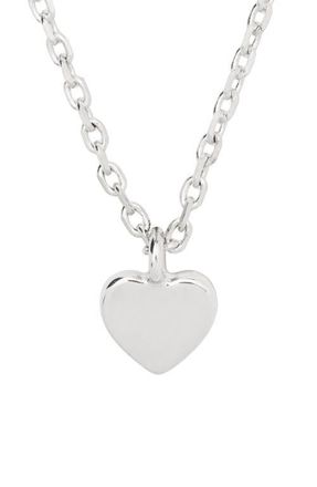 Kate Spade New York heart pendant necklace in Silver at Nordstrom