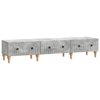 vidaXL Mueble De Tv Con Caj&oacute;n Gris Hormig&oacute;n 147 X 34,5 X 30 Cm Vidaxl