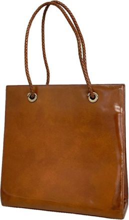 Cartier Brown Leather Tote Bag (Pre-Owned)