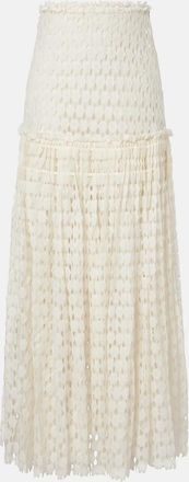 Ulla Johnson Aris cotton-blend lace maxi skirt