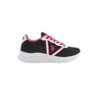 U.S.Polo Association Black Polyester Women Womens Sneaker
