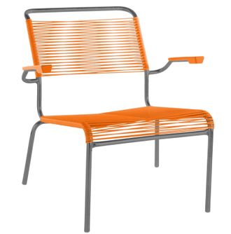 Schubiger M&ouml;bel Spaghetti-Lounger S&auml;ntis mit Armlehnen