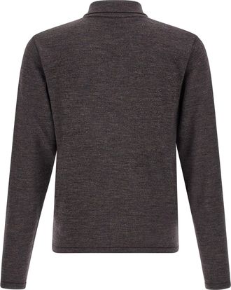 Christophe Lemaire Merino Moulin&eacute; Wool Shirt - Brown
