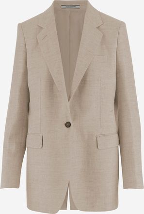 Tagliatore Jacke aus Leinen-Woll-Mischung