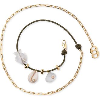 &Eacute;liou Reef Convertible Anklet in Green at Nordstrom