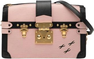 Louis Vuitton Pre-owned Cross Body Bags, female, Pink, Size: ONE SIZE Pre-owned Leather Cross Body Bag