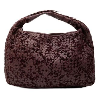 Bottega Veneta Pre-owned Bottega Veneta Medium Velvet Speckled Nappa Intrecciato Veneta Hobo Ladies W2UEBZAAD69QTC2Z