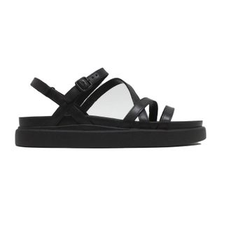 Clarks Aristella Rose Leather Womens Slingbacks Sandals - Black - Size:UK 6.5