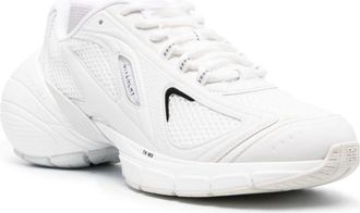 Givenchy Mens White Mesh And Synthetic Leather Tk-mx Sneakers - Size EU 40