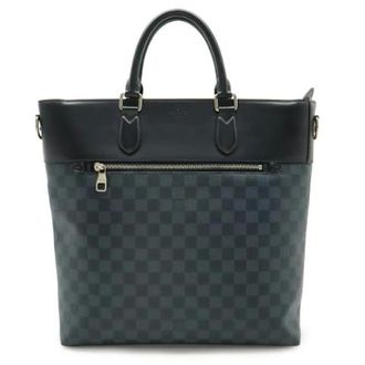 Louis Vuitton Pre-owned Tote Bags, male, Black, Size: ONE SIZE Pre-owned Newport Damier Cobalt Tote Bag