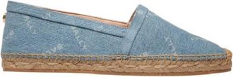 Bally Logo-Plaque Denim Espadrilles, Brand Size 36 ( US Size 5.5 )