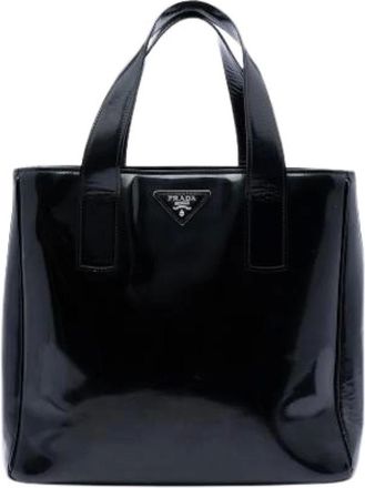 Prada Pre-owned Tote Bags, female, Black, Size: ONE SIZE Pre-owned Vintage Tote