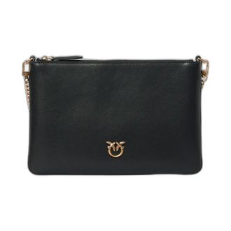 Pinko Pochette Flat Classic in pelle - - Bags - Donna - Nero - ONE SIZE