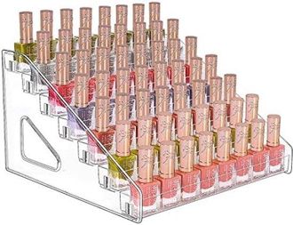OEM Estante De Almacenamiento De 7 Niveles Para Esmaltes De U&ntilde;as Y Cosm&eacute;ticos - Organizador De Esmaltes De U&ntilde;as