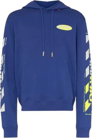 Off white light blue hoodie clearance