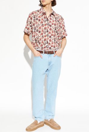 Paul Smith Short-sleeved Shirt, Mens, Cream