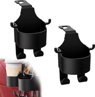 OEM Set Di 2 Ganci Per Schienali Dei Sedili Auto, Portabicchieri Per Poggiatesta Auto, Gancio Portabicchieri Per Poggiatesta 2 In 1, Gancio Per Poggiatest