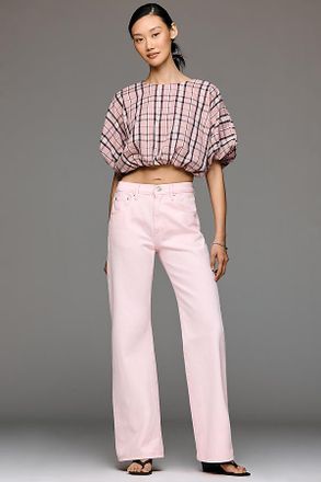 Pistola Denim Larsen High-Rise Relaxed Wide-Leg Jeans