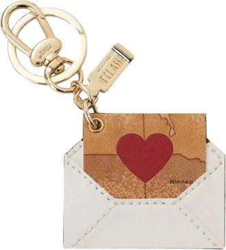 Alviero Martini 1A Classe Llavero con forma de letra y coraz&oacute;n - Accessories - Mujer - Blanco - ONE SIZE