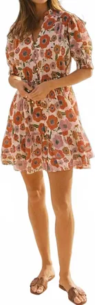 Trovata Phoebe Dress In Poppy Costa
