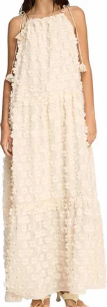 Munthe Bohdana Maxi Dress In Creme