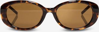 Gucci Runde Sonnenbrille aus Acetat Oval