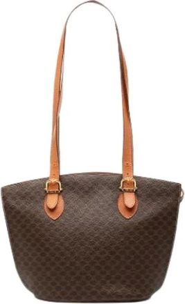 Celine Pre-owned Shoulder Bags, female, Brown, Size: ONE SIZE Pre-owned Vintage Shoulder Bag