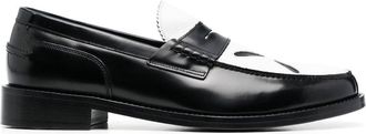 Stefan Cooke Slashed leather loafers - men - Bos Taurus/Bos Taurus/Leather - 44 - Black