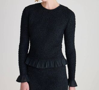 Merlette Verdure Top In Black