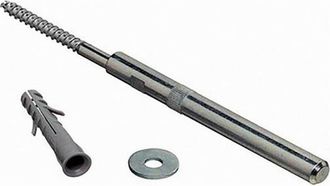 Bernacchini bevestigingsset - tbv wandplank - breedte 30 - 60cm - diepte 20cm - Staal