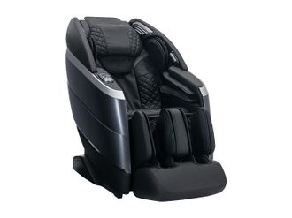 Vente-Unique Sill&oacute;n de masaje en simil cuero - Control por voz - Sistema de gravedad cero - Negro - ULAP