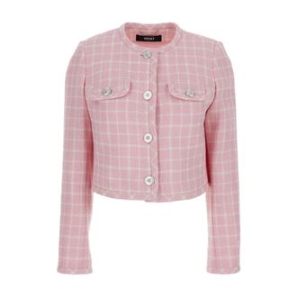 Versace Dames, Jassen, Roze, Maat: S Wol