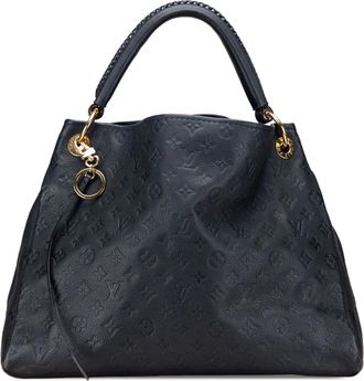 Louis Vuitton Borsa passepartout Artsy MM in pelle Empreinte con monogramma 2010 - Blu