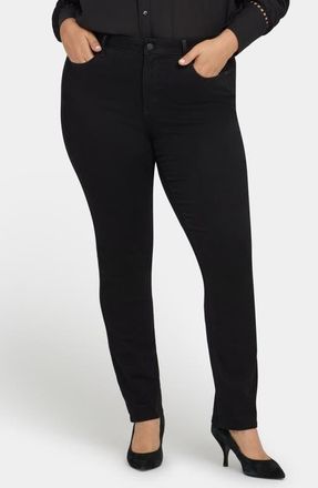 NYDJ Sheri Slim Jeans in Black Rinse at Nordstrom, Size 16W