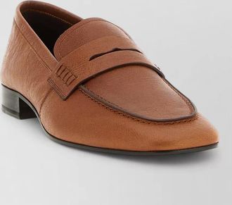 Dries Van Noten leather penny loafers