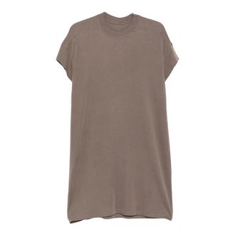 Rick Owens Jumbo T-shirt met korte mouwen - Heren - Tops - Grijs - Maat: M Katoen