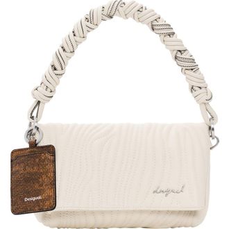 Desigual Engraved Crossbody Bag in Medium Beige at Nordstrom