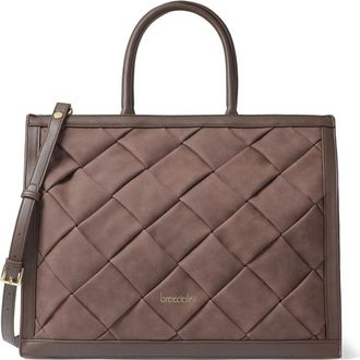 Braccialini Lucerna Handtas - Dames - Tassen - Bruin - Maat: ONE Size Leer
