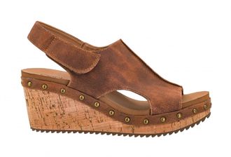 Corkys Footwear Womens For Keeps Wedge In Rust