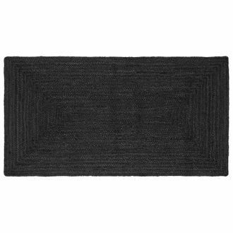 vidaXL Alfombras De &Aacute;rea Rectangular Gris Oscuro 100 X 200 Cm Yute Vidaxl