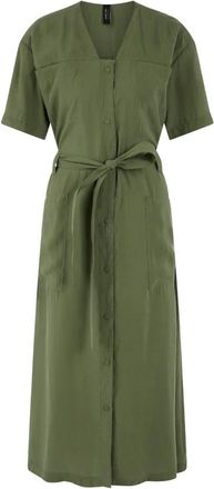 Marc Cain Maxi Jurken - Dames - Casual kleedjes - Groen - XS - Kleedjes