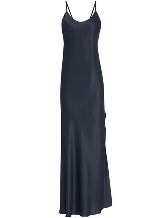 Gloria Coelho slip maxi dress - Blue