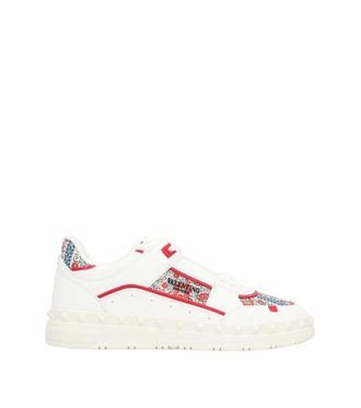 Valentino Garavani White Printed Re-Edition Sneakers