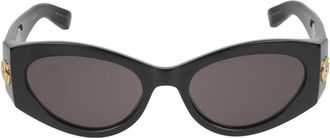 Gucci Stijlvolle zonnebril Gg 1401S - Dames - Zonnebrillen - Zwart - 53 MM - Accessoires