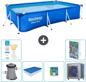 Bestway Piscina Bestway Steel Pro Rectangular - 300x201x66 Cm - 7-piezas S338